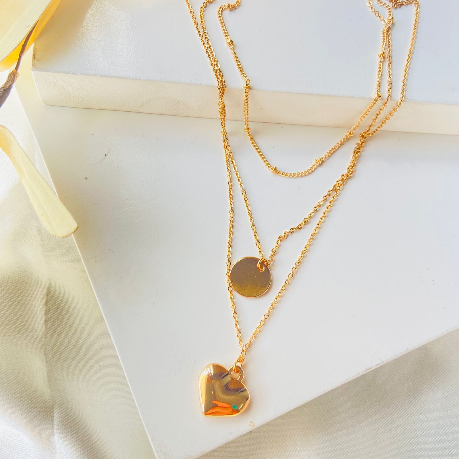 Amore Heart 3 Layer Chain