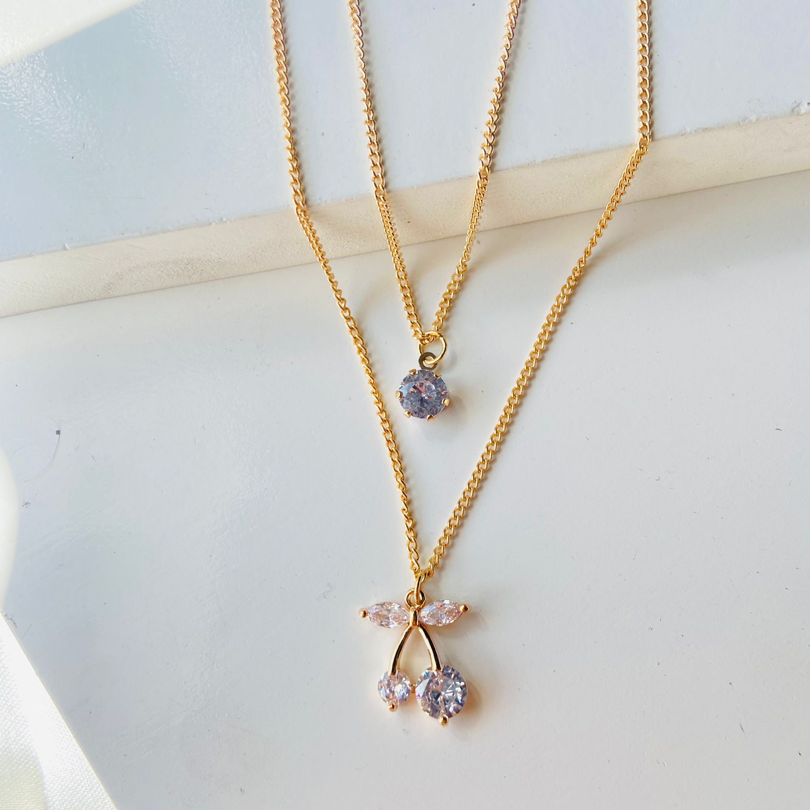 Exquisite 2 Layer Aurora Chain