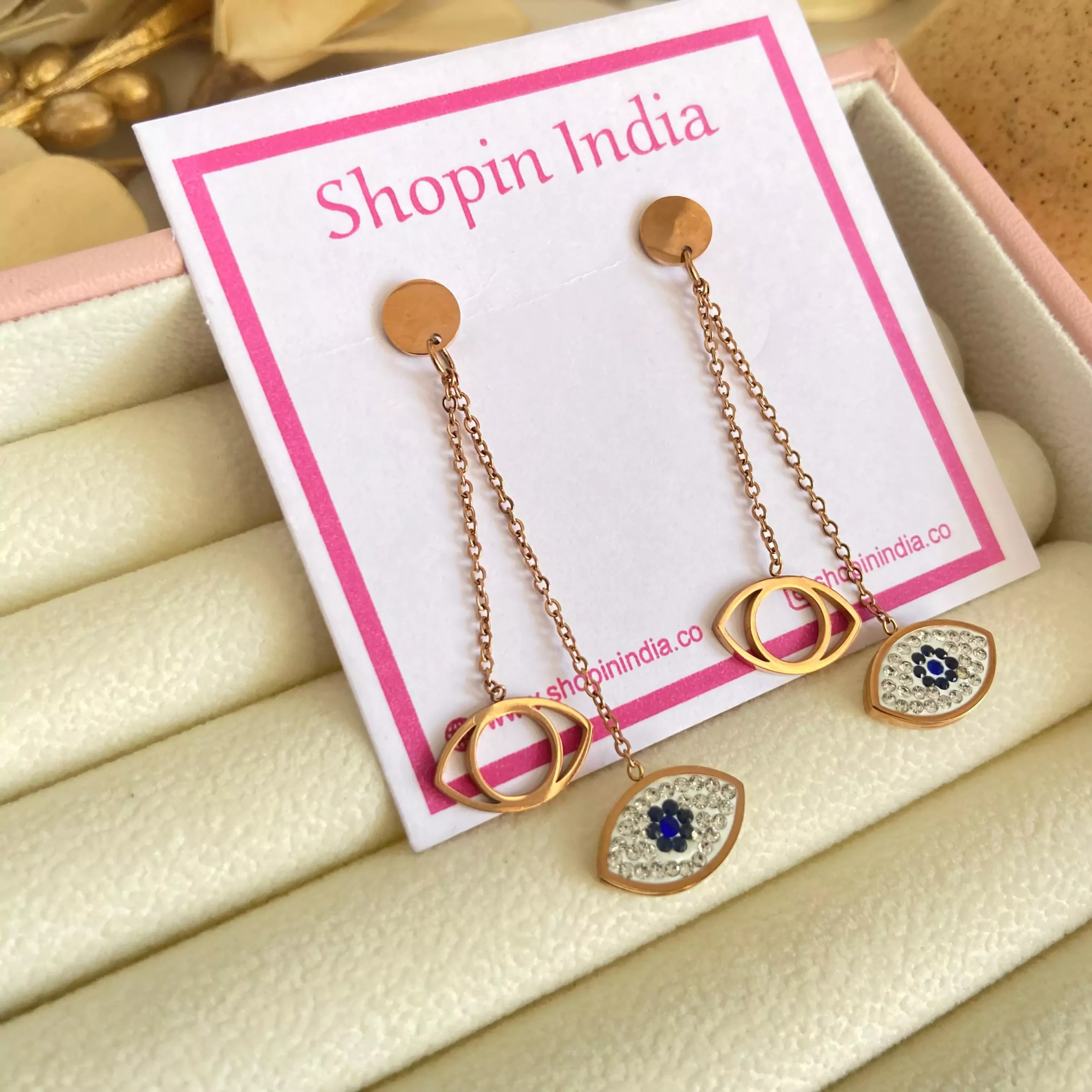 Evil eye Hanging earrings