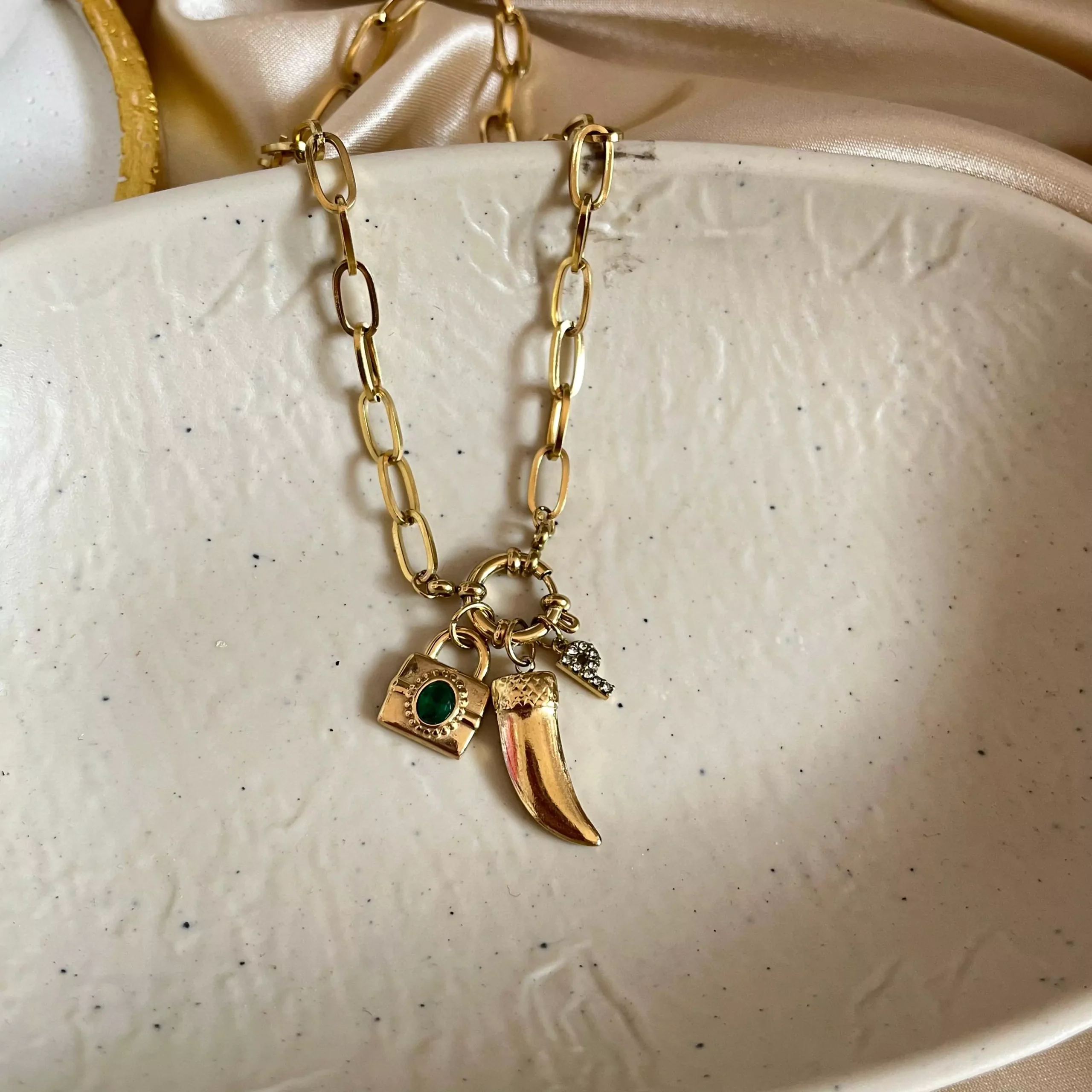 Multi Charms Necklace- 23