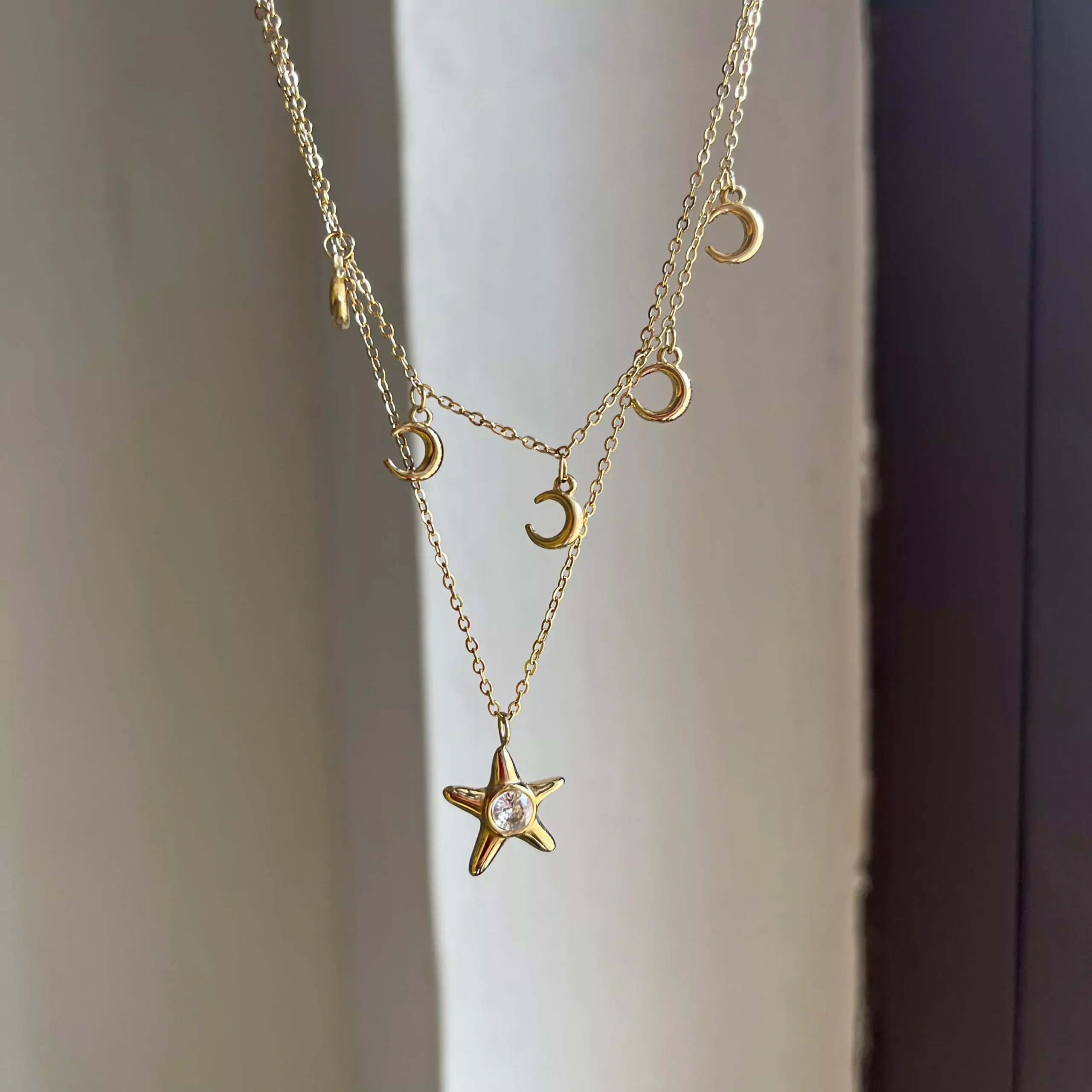 Monny Star Layered Necklace