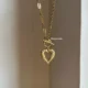 Heart Lysa Linked Necklace
