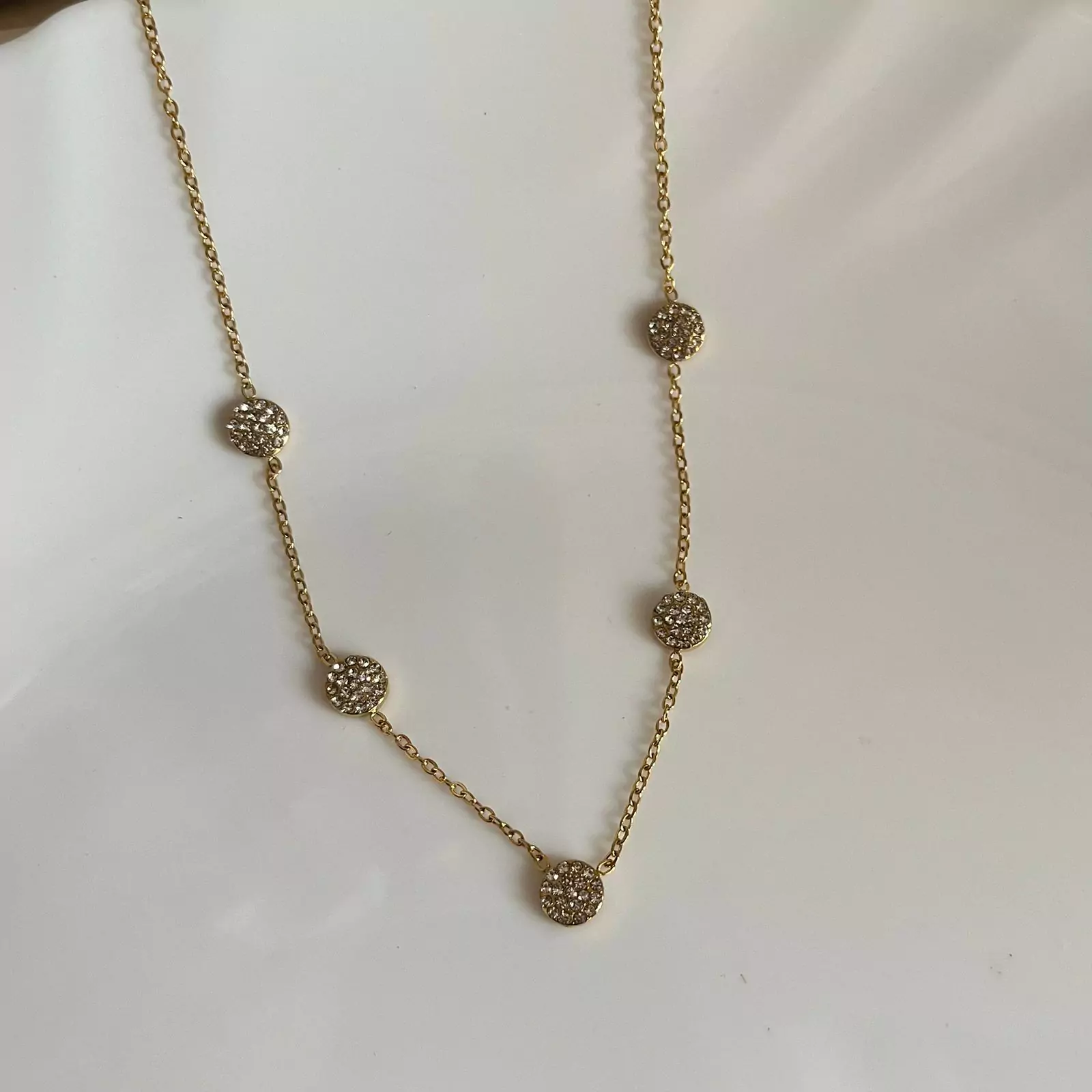 Trushy Studded Rounds necklace