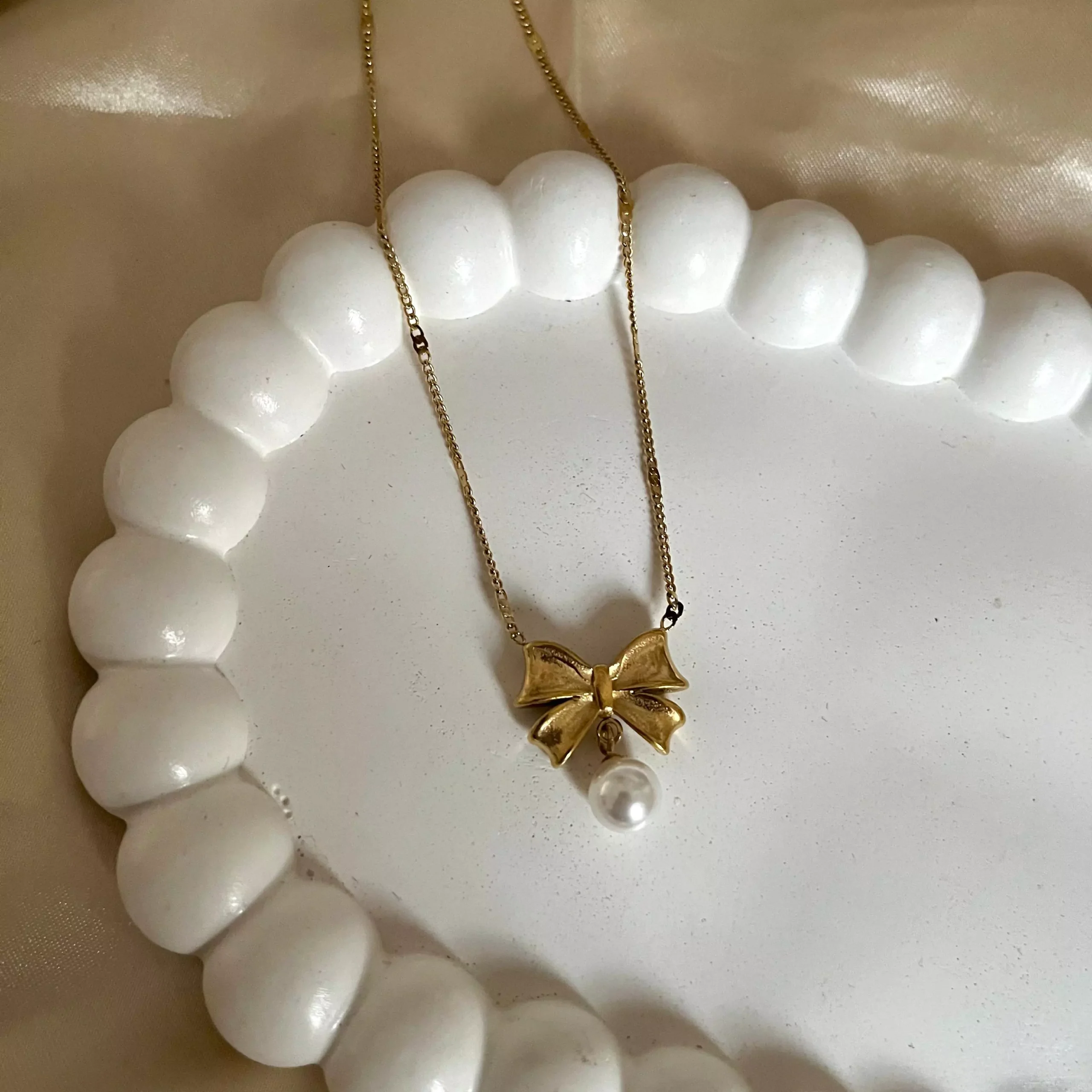 Butterfly Bow Necklace