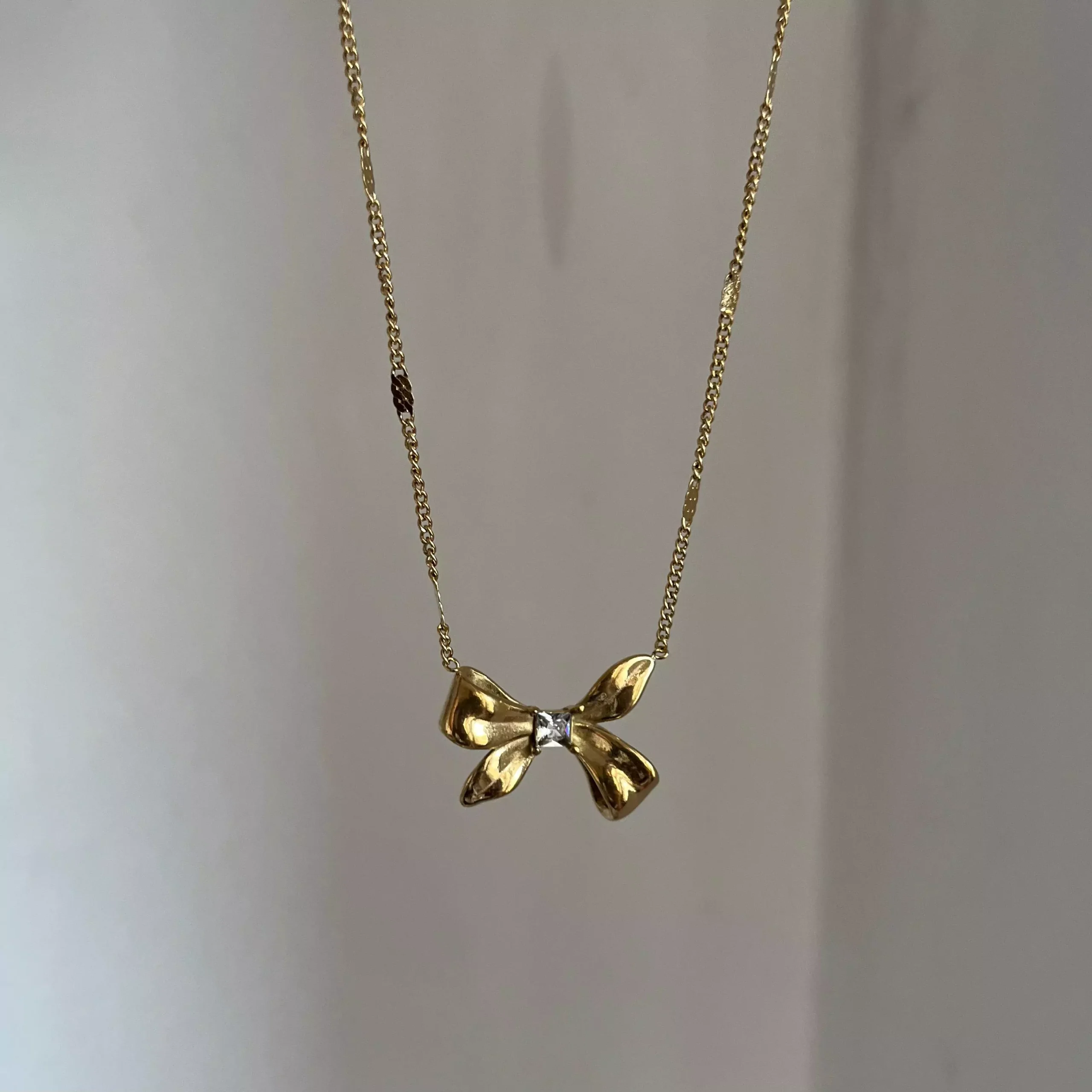 Bow Flask Necklace