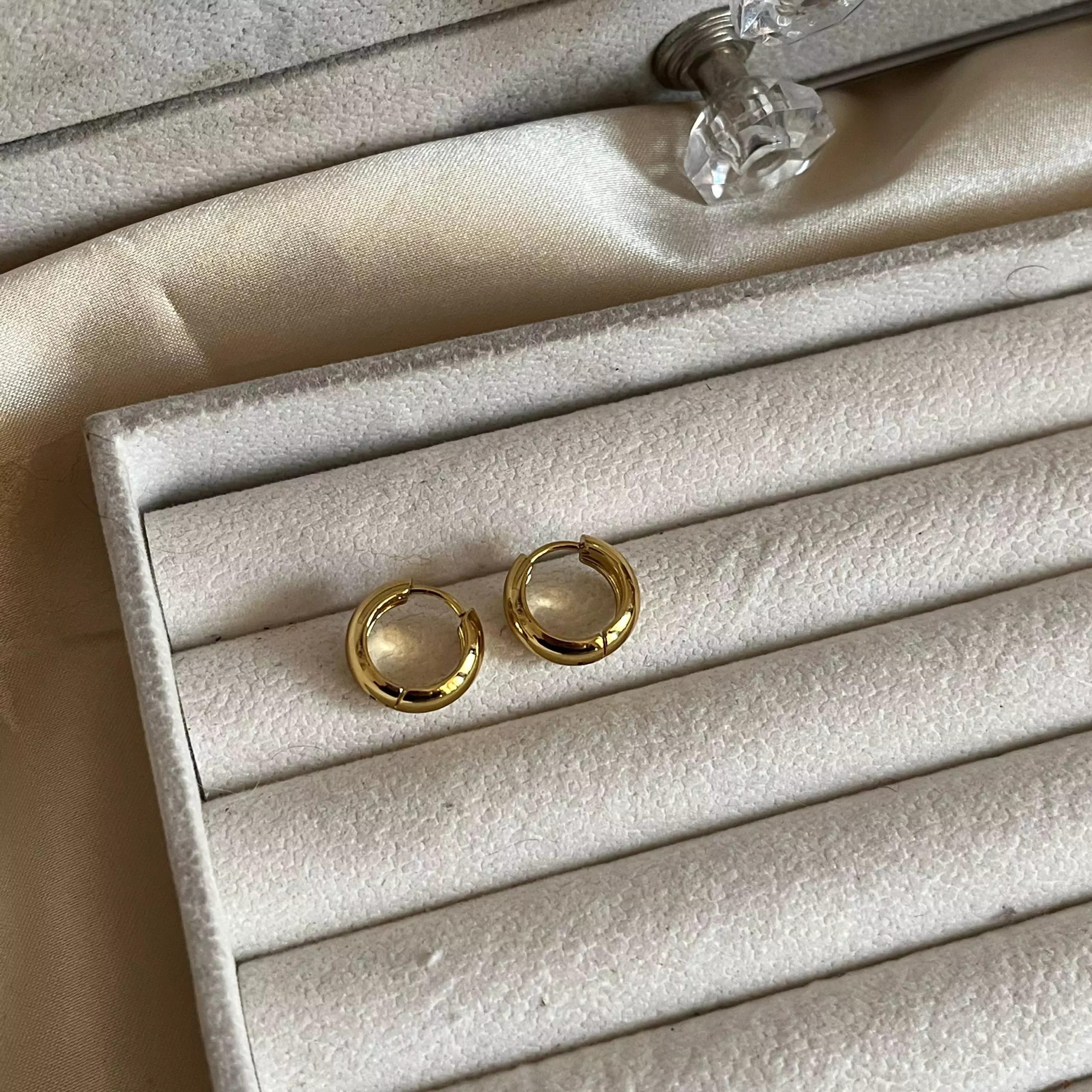 Mini Gold Hoops- very small