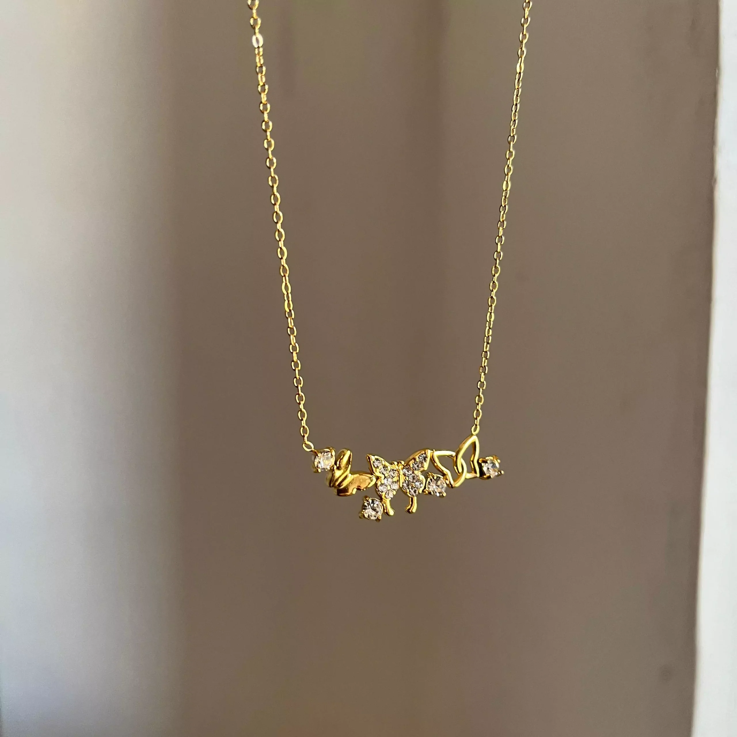 Bishty Butterflies Necklace