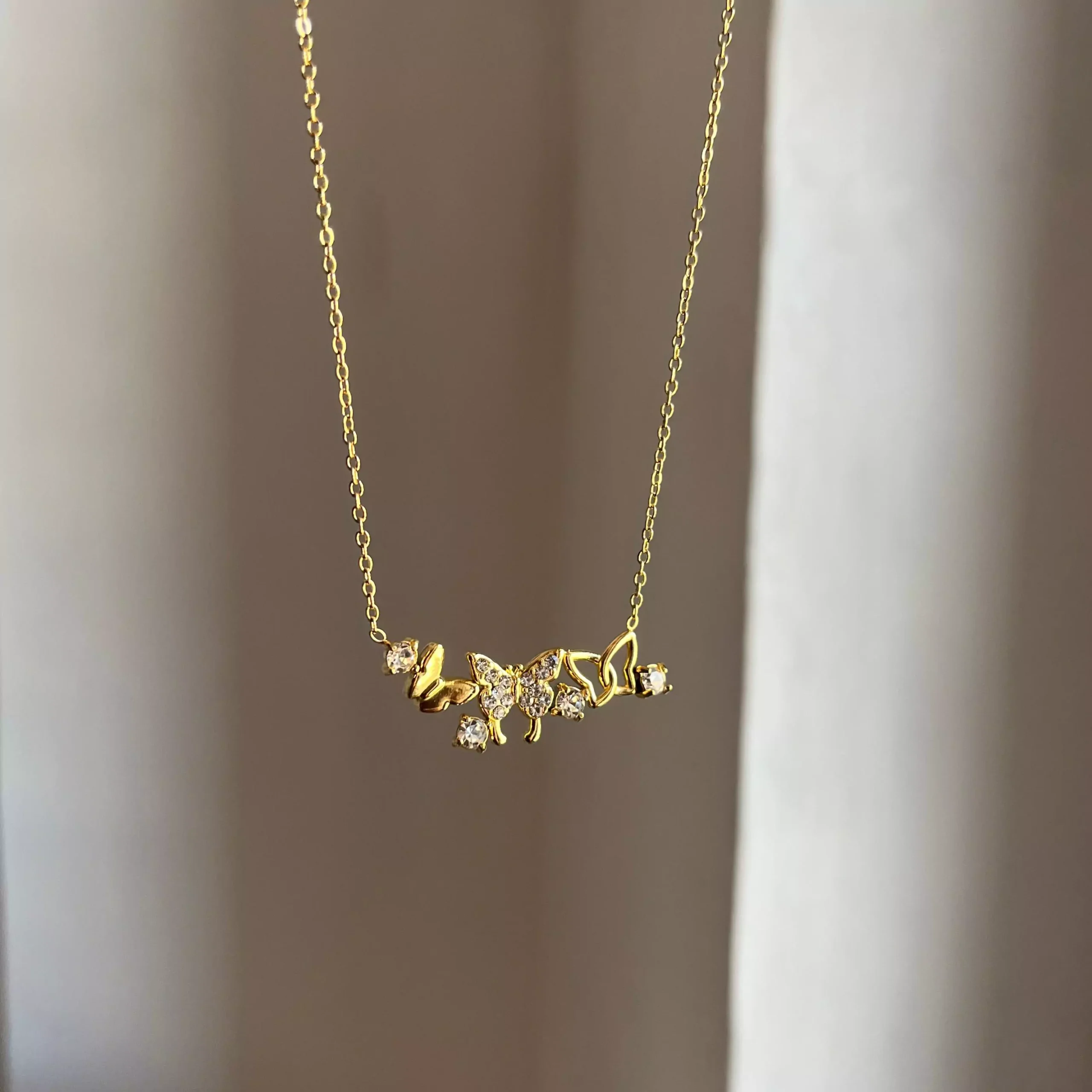 Bishty Butterflies Necklace - Image 2