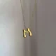 Chunky Initial Necklace- M