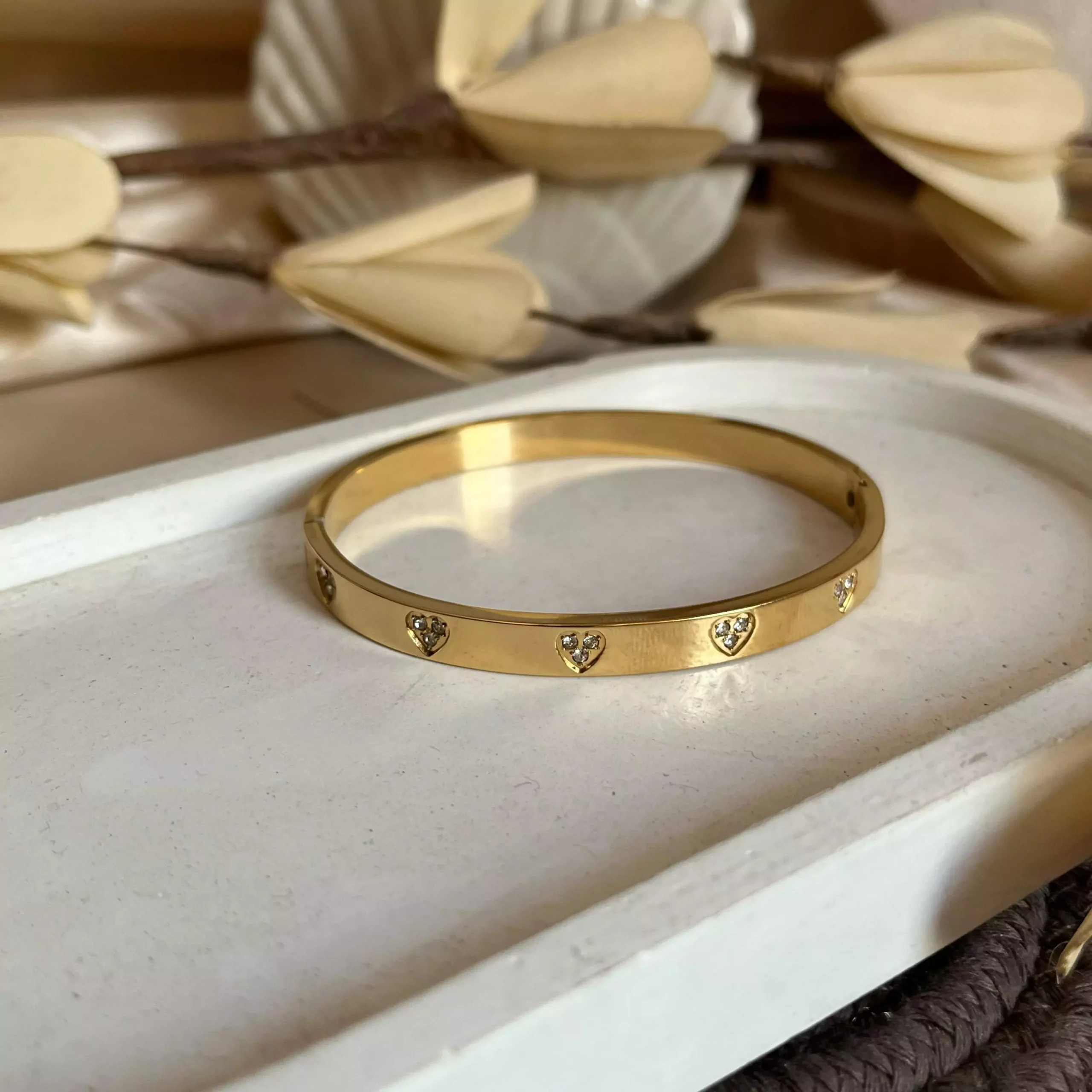 Hearts Studded Bracelet