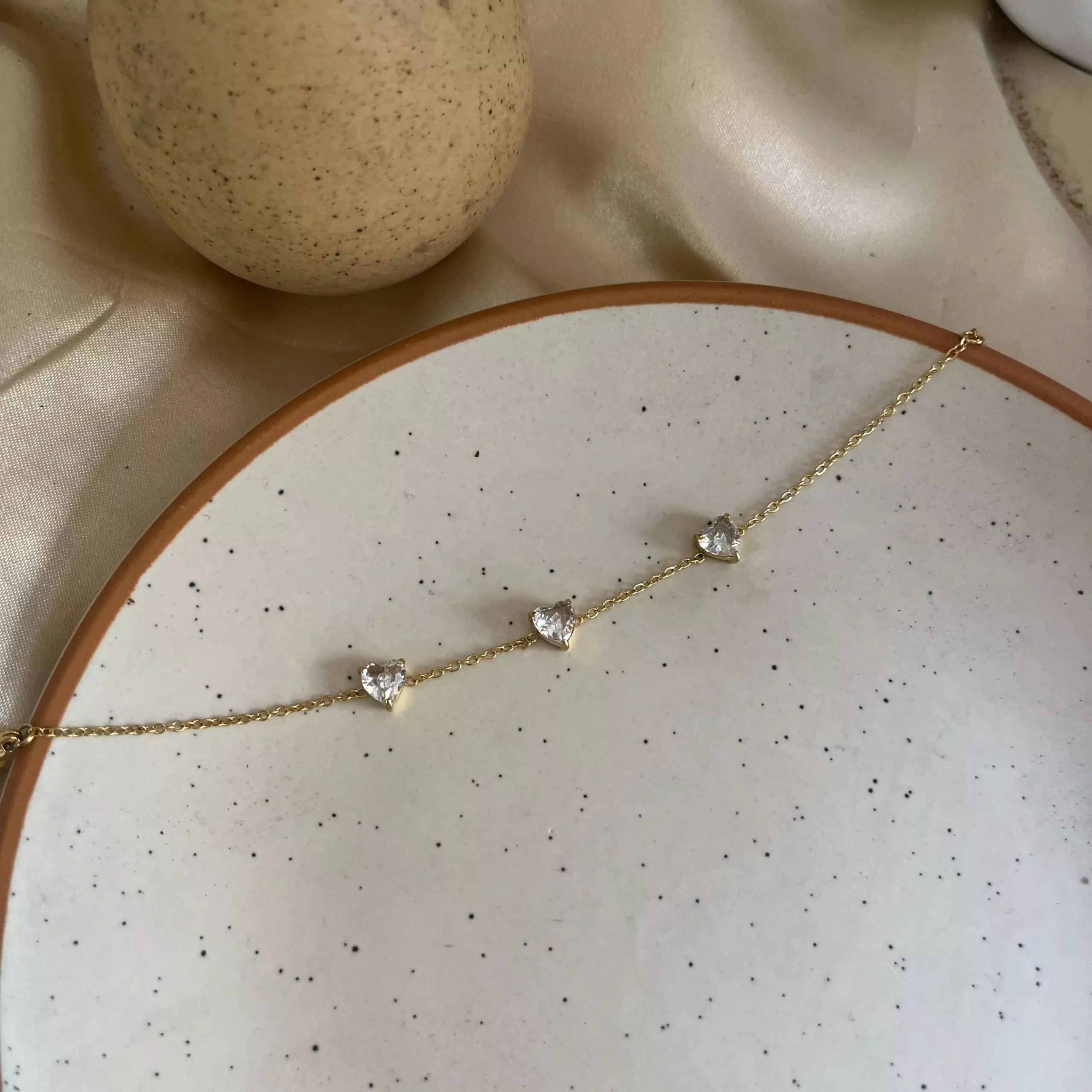 Crystal Heart Bracelet