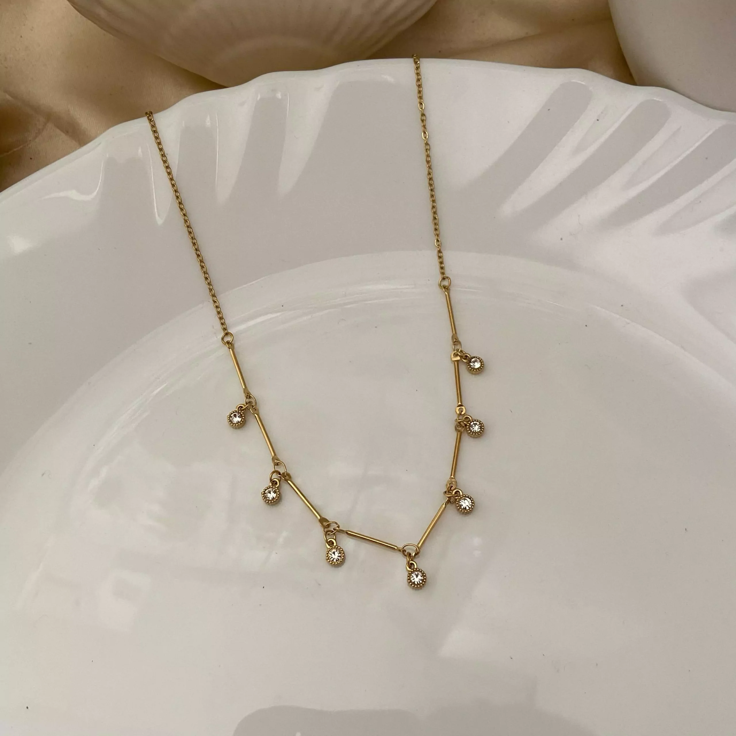 Stella Studded Necklace