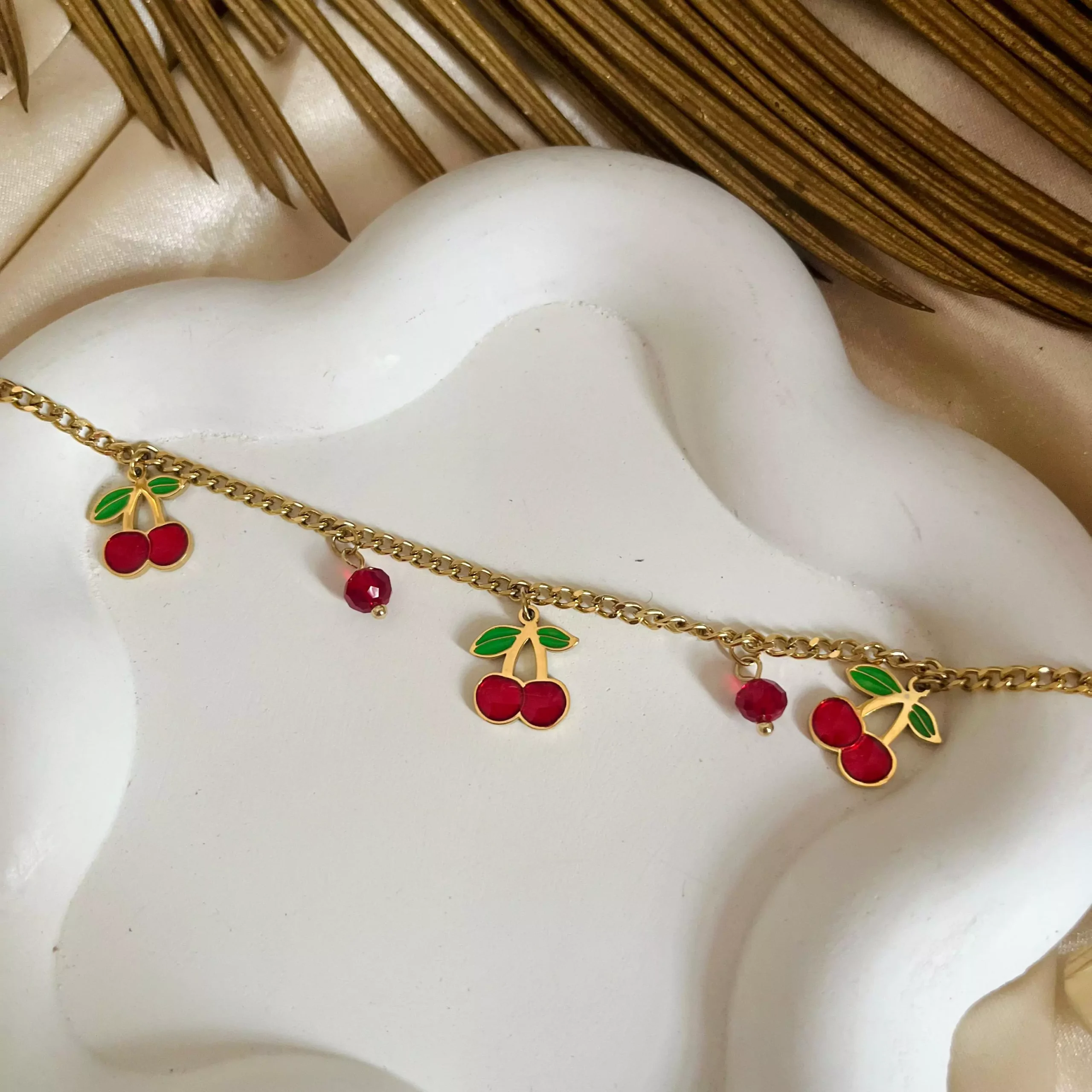 Cherry Charms Bracelet