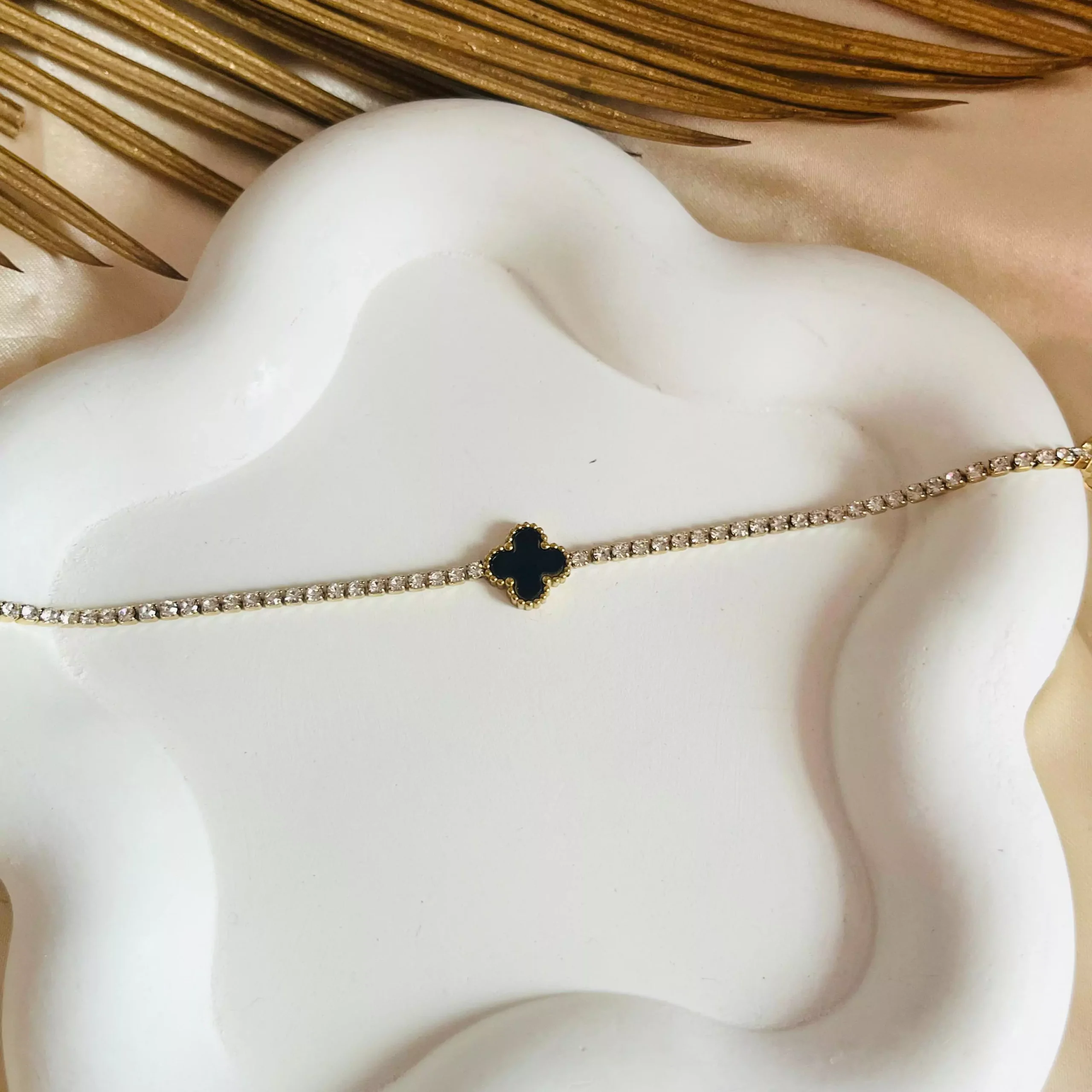 Clover Tennis Bracelet