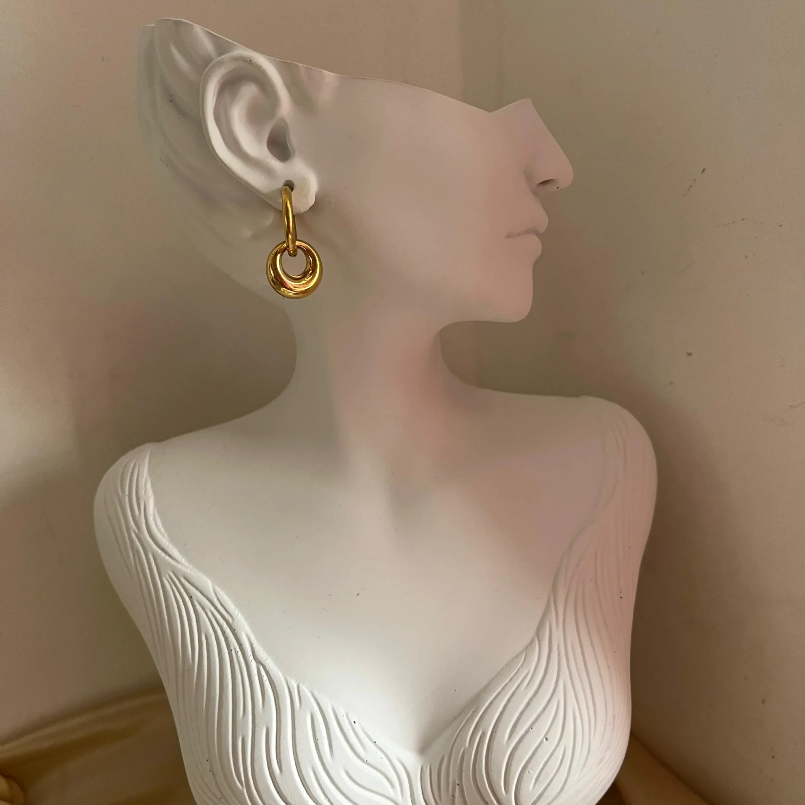 Ringed Mini Hoops - Image 2