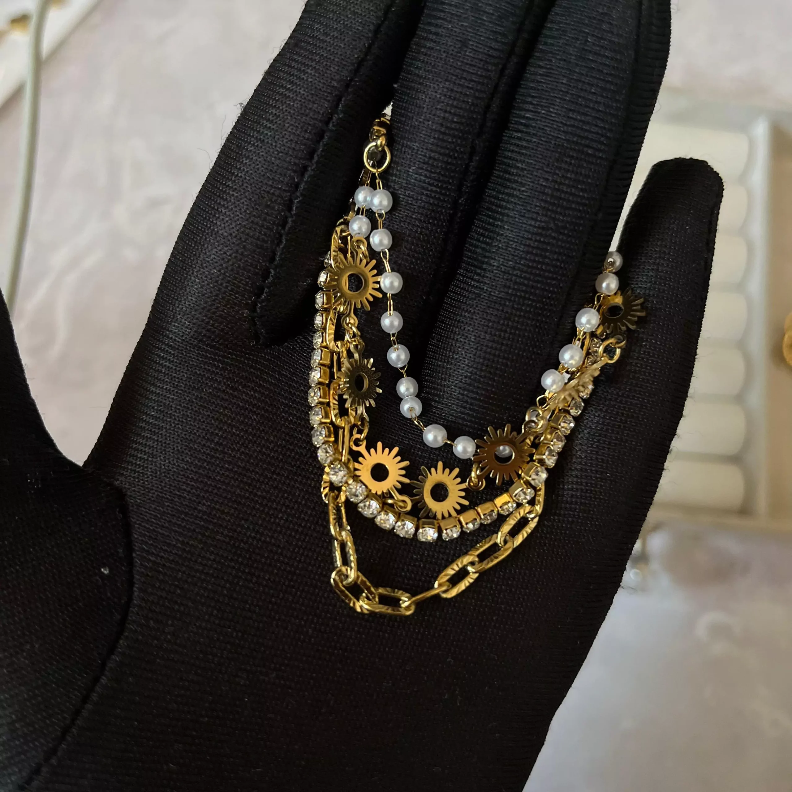 Wrap around Bracelet/ Choker/ Waist band -2