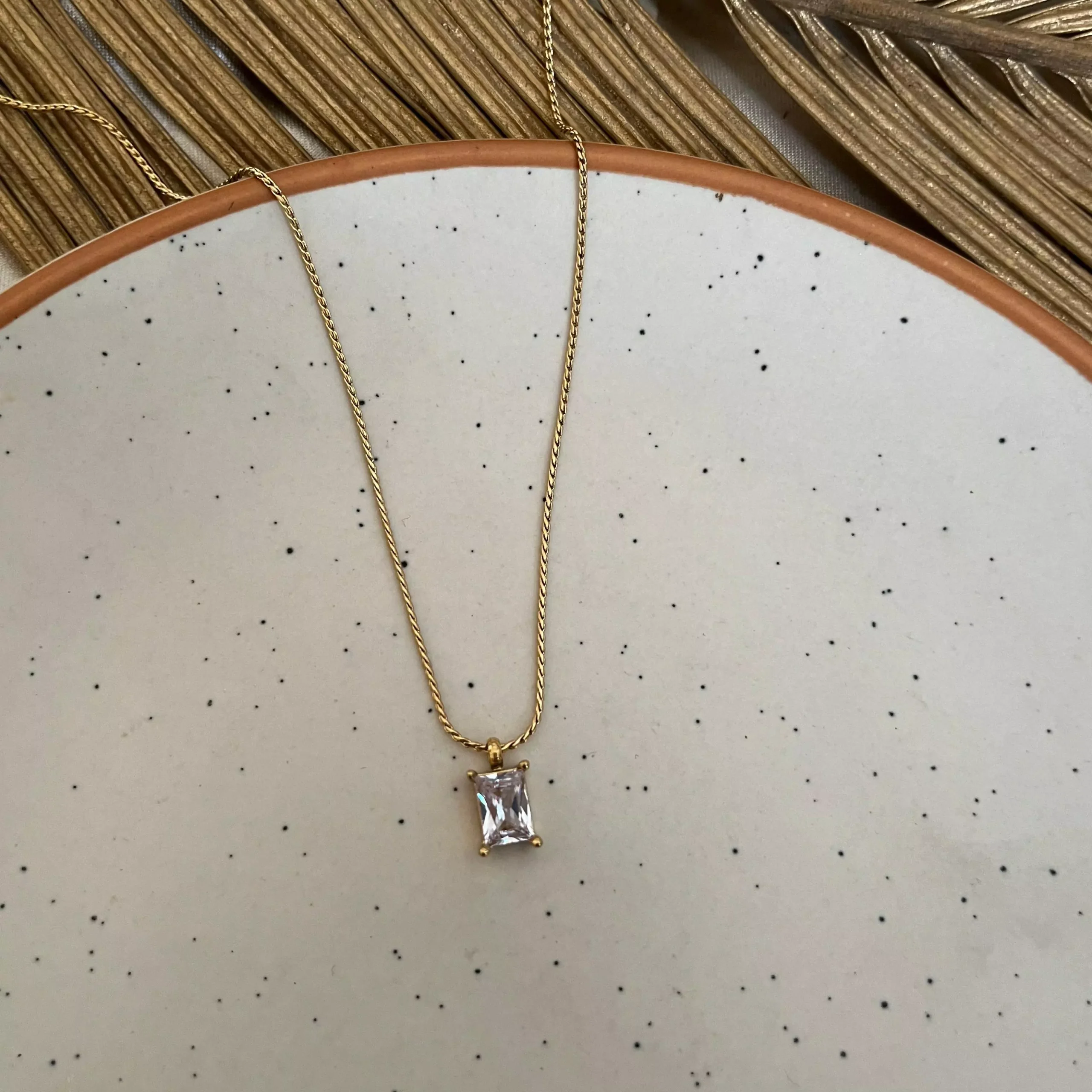 Crystal Box Necklace