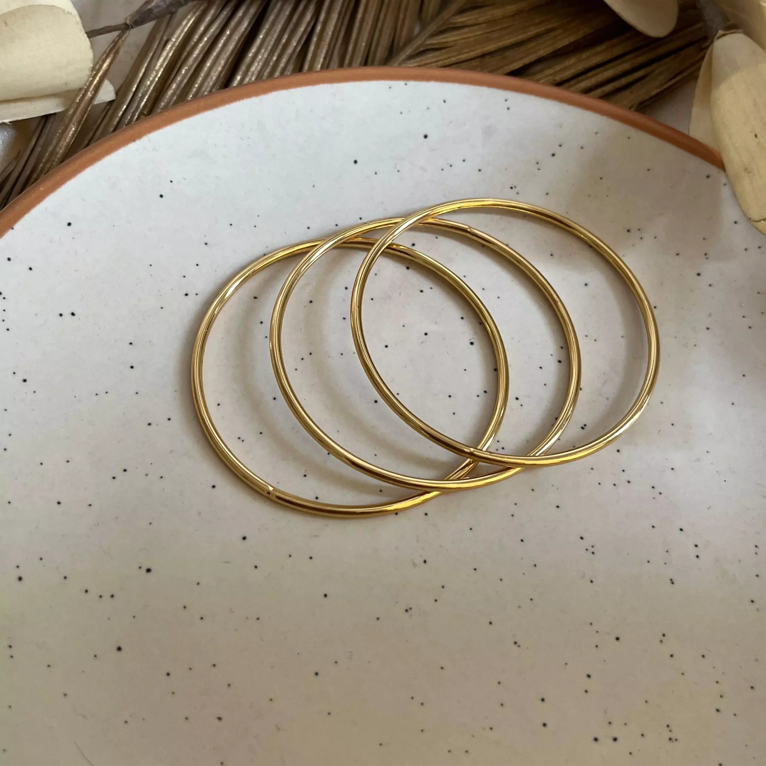 Plain Bangles – Set of 3 (size 2’2)